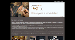 Desktop Screenshot of conservacionarttec.com
